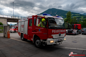 Übung - Brandmeldealarm bei der Firma Empl Fahrzeugwerk