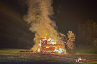 Wirtschaftsgebäudebrand in Hainzenberg – Drei Feuerwehren im nächtlichen Großeinsatz