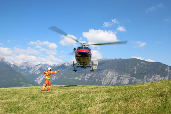 Flugdienstübung in Gallzein