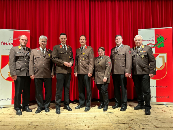 Jahreshauptversammlung mit Neuwahlen der Feuerwehr Jenbach