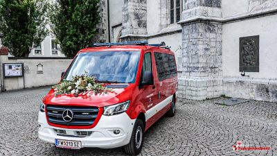 Floriani-Feier mit Fahrzeugsegnung der FF Schwaz