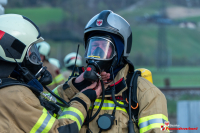 Abschnittsübung in Aschau i.Z. – Brand in einem großen Wohngebäude forderte mehrere Feuerwehren