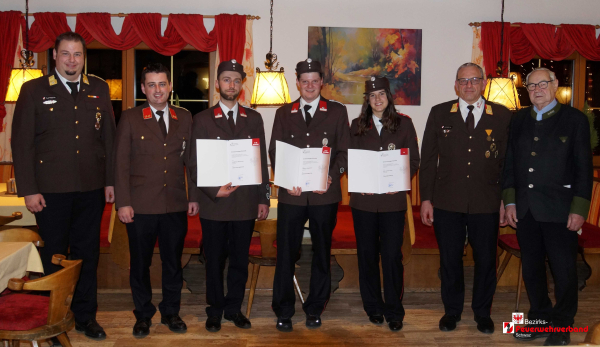 Aus- und Rückblick bei der Jahreshauptversammlung der FF-Achental