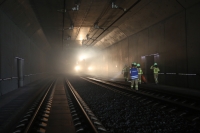 Groß angelegte Übung des Abschnittes Schwaz im ÖBB Stansertunnel