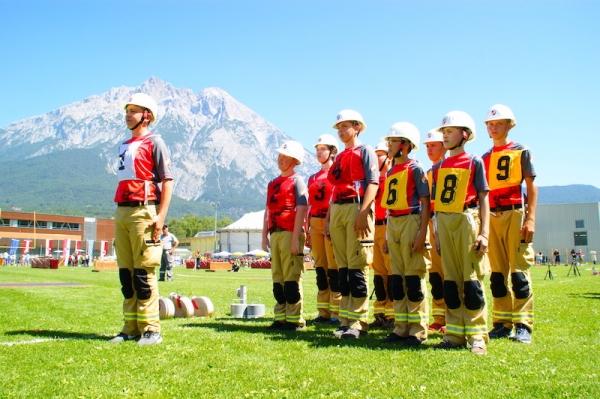 1. Feuerwehrjugend-Leistungsbewerb der Alpenregionen in Telfs