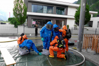 Große Gefahrgutübung im Bezirk Schwaz