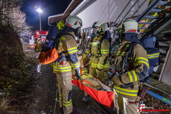 Großangelegte Atemschutzübung in Schwendau