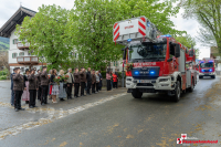 Florianifeier und Segnung der neuen Drehleiter in Stumm