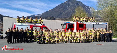 Bezirksgrundlehrgang in Jenbach – starkes Fundament für den Feuerwehrdienst gelegt