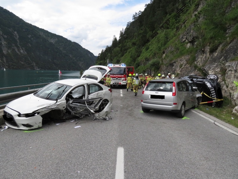 Zwei schwere Verkehrsunfälle in Achenkirch